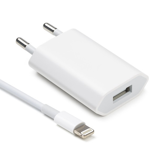 Dynamiek Alabama smeren iPhone oplader Apple 1 poort (USB A, 5W, Lightning kabel) Apple 123inkt.nl
