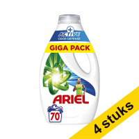 Aanbieding: 4x Ariel Actieve Odor Defense wasmiddel vloeibaar 3150 ml (70 Wasbeurten)