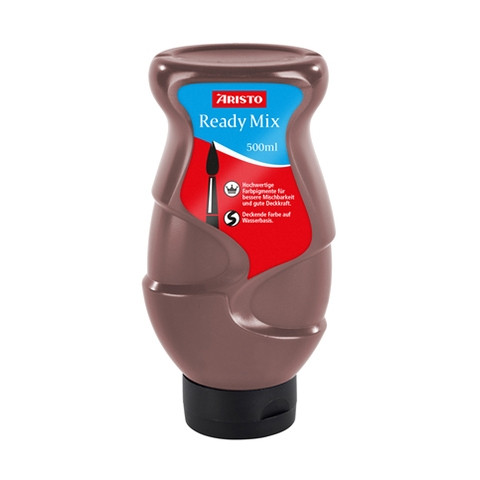 Aristo Ready Mix plakkaatverf gebrande omber (500 ml) AR-31180 206834 - 1