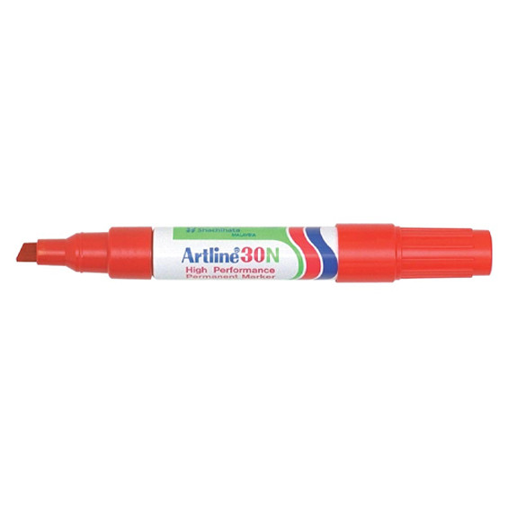 Artline 30 permanent marker rood (2 - 5 mm beitel) 238907 Artline 30 permanent marker rood (2 - 5 mm beitel) 238907 - 1