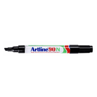 Artline 90 permanent marker zwart (2 - 5 mm beitel) 238435