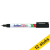 Aanbieding: 12x Artline 725 permanent marker zwart (0,4 mm rond) 360663 - 1