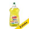 Aanbieding: 8x At Home Clean Lemon afwasmiddel (500 ml) SAT00068 - 1