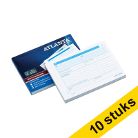 Aanbieding: 10x Atlanta bonboekje met carbon (2 x 50 vel)
