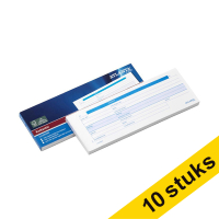 Aanbieding: 10x Atlanta kwitantieboekje 74 x 210 mm (100 vel)
