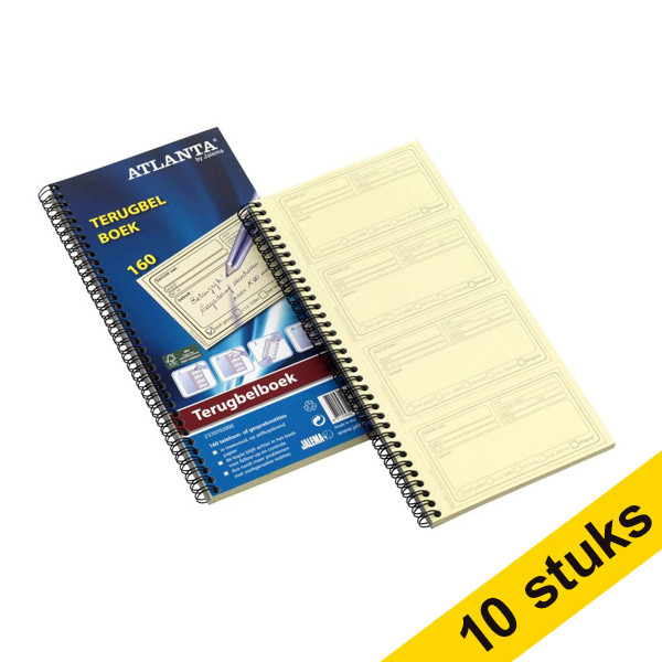 Aanbieding: 10x Atlanta terugbelboek zelfkopiërend (40 vel) 203122 - 1