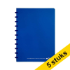 Aanbieding: 5 x Atoma Trendy geruit schrift A4 donkerblauw 72 vel (4 x 8 mm) 405318 - 1