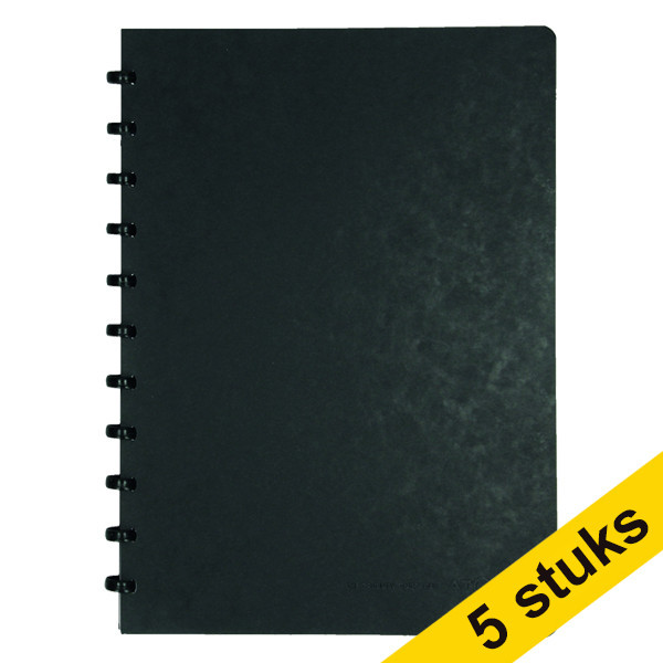 Aanbieding: 5 x Atoma meetingbook A4 geruit zwart 63 vel (5 mm) 405326 - 1
