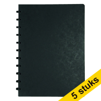Aanbieding: 5 x Atoma meetingbook A4 geruit zwart 63 vel (5 mm) 405326