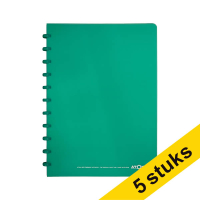 Aanbieding: 5x Atoma Trendy gelinieerd schrift A4 turkoois 72 vel