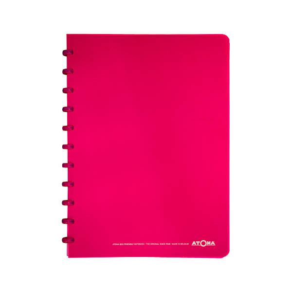 Atoma Trendy gelinieerd schrift A4 roze 72 vel 405238 - 1