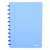 Atoma Trendy gelinieerd schrift A4 transparant blauw 72 vel