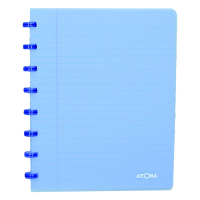 Atoma Trendy gelinieerd schrift A5 transparant blauw 72 vel 4135602 405220