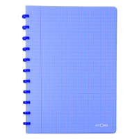 Atoma Trendy geruit schrift A4 transparant blauw 72 vel (4 x 8 mm) 4137402 405245