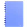 Atoma Trendy geruit schrift A4 transparant blauw 72 vel (5 mm)