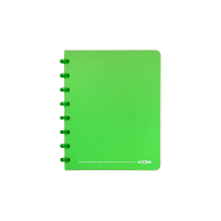 Atoma Trendy geruit schrift A5 groen 72 vel (4 x 8 mm) 405231