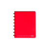 Atoma Trendy geruit schrift A5 rood 72 vel (4 x 8 mm)