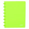 Atoma Trendy geruit schrift A5 transparant groen 72 vel (4 x 8 mm) 4136103 405231