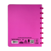 Atoma Trendy geruit schrift A5 transparant paars 72 vel (5 mm) 405228 - 2