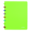Atoma Tutti Frutti geruit schrift A5 transparant groen 72 vel (4 x 8 mm) 4536103 405265