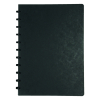 Atoma meetingbook A4 gelinieerd zwart 63 vel