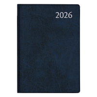 Aurora Classic7 Luna weekagenda 2026 blauw (1 week per 2 pagina) 4-talig 330150