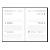 Aurora Classic7 Luna weekagenda 2026 blauw (1 week per 2 pagina) 4-talig 330150 - 2