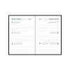 Aurora Classic7 Luna weekagenda 2027 blauw (1 week per 2 pagina) 4-talig 440150 - 2