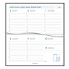 Aurora Novoplan Florence weekagenda met uurindeling 2026 zwart (1 week per 2 pagina's) 6-talig 330130 - 2