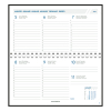 Aurora Novoplan Perl Luna weekagenda met uurindeling 2026 blauw (1 week per 2 pagina's) 6-talig 330154 - 2
