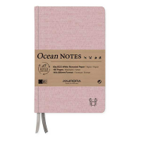 Aurora Ocean notitieboek 145 x 220 mm gelinieerd 96 vel krabbe rood 2396RTR 330068