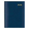 Aurora Plan-A-Week Florence weekagenda met kwartierindeling 2026 blauw (1 week per 2 pagina's) 7-talig 330131 - 1