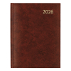 Aurora Plan-A-Week Florence weekagenda met kwartierindeling 2026 rood (1 week per 2 pagina's) 7-talig 330133 - 1