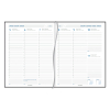 Aurora Plan-A-Week Florence weekagenda met kwartierindeling 2026 zwart (1 week per 2 pagina's) 7-talig 330132 - 2