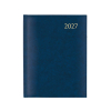 Aurora Plan-A-Week Florence weekagenda met kwartierindeling 2027 blauw (1 week per 2 pagina's) 7-talig 440131 - 1