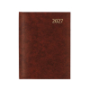 Aurora Plan-A-Week Florence weekagenda met kwartierindeling 2027 rood (1 week per 2 pagina's) 7-talig 440133 - 1