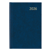 Aurora Universe Florence weekagenda met uurindeling 2026 blauw (1 week per 2 pagina's) 6-talig 330142