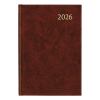 Aurora Universe Florence weekagenda met uurindeling 2026 bordeaux (1 week per 2 pagina's) 6-talig 330143 - 1