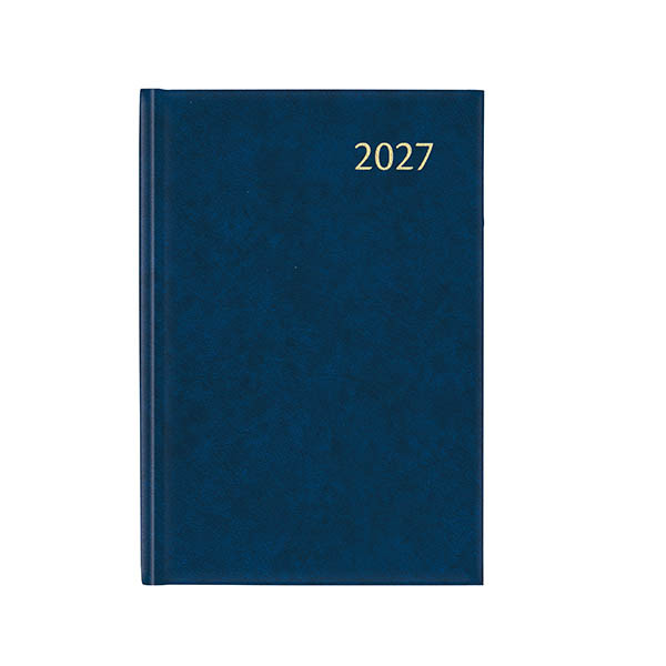 Aurora Universe Florence weekagenda met uurindeling 2027 blauw (1 week per 2 pagina's) 6-talig 440142 - 1