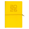 Aurora Universe Tesoro weekagenda met uurindeling 2026 geel (1 week per 2 pagina's) 6-talig 330126 - 1