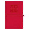 Aurora Universe Tesoro weekagenda met uurindeling 2026 rood (1 week per 2 pagina's) 6-talig 330128 - 1