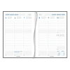 Aurora Universe Tesoro weekagenda met uurindeling 2026 rood (1 week per 2 pagina's) 6-talig 330128 - 2
