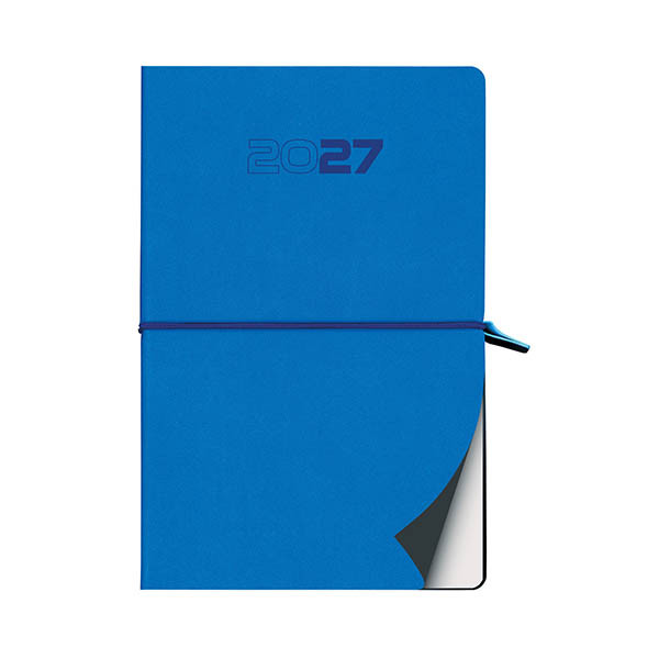 Aurora Universe Tesoro weekagenda met uurindeling 2027 blauw (1 week per 2 pagina's) 6-talig 440125 - 1