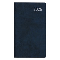 Aurora Visuplan Perl Luna weekagenda met uurindeling 2026 blauw (1 week per 2 pagina's) 6-talig 330161