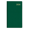 Aurora Visuplan Perl Seta weekagenda met uurindeling 2026 groen (1 week per 2 pagina's) 6-talig 330165 - 1