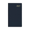 Aurora Visuplan Perl Seta weekagenda met uurindeling 2027 blauw (1 week per 2 pagina's) 6-talig 440163 - 1
