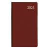 Aurora Visuplan Seta weekagenda met uurindeling 2026 bordeaux (1 week per 2 pagina's) 6-talig 330124 - 1