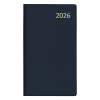 Aurora Visuplan Seta weekagenda met uurindeling 2026 donkerblauw (1 week per 2 pagina's) 6-talig 330121 - 1
