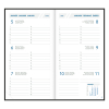 Aurora Visuplan Seta weekagenda met uurindeling 2026 groen (1 week per 2 pagina's) 6-talig 330123 - 2