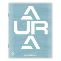 Aurora gelinieerd schrift 165 x 210 mm blauw 36 vel 136L1L/B 330095